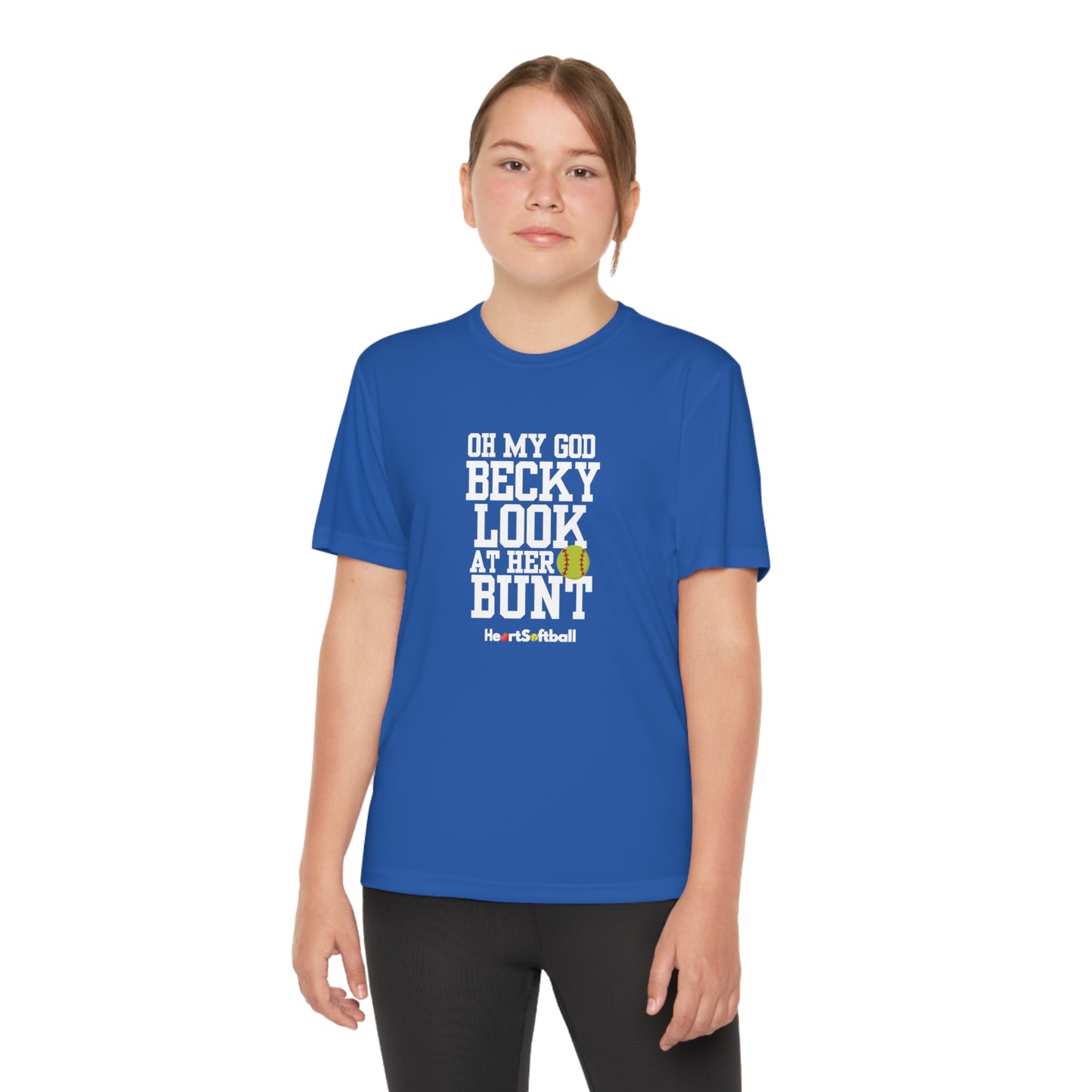 OMG Becky Youth Athletic Tee