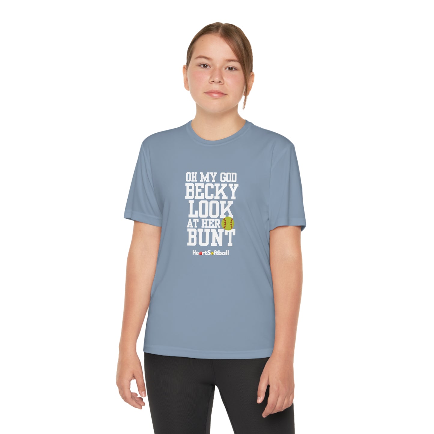 OMG Becky Youth Athletic Tee