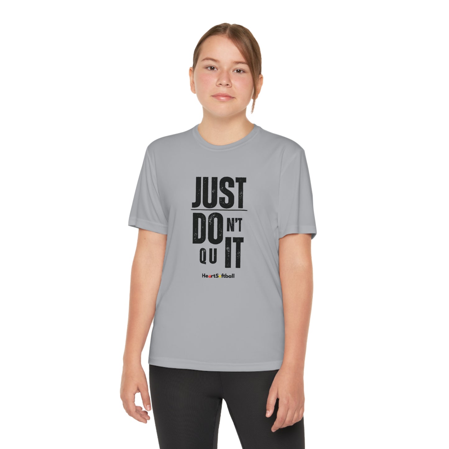 Just Do It Youth Athletic Tee