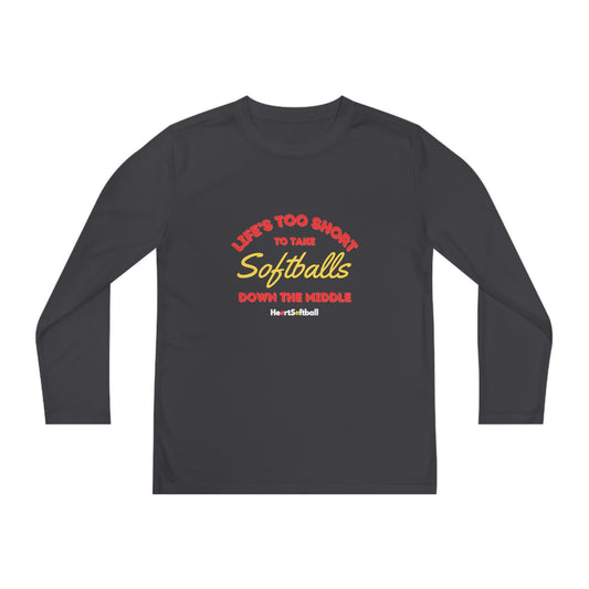 Life's Too Short Youth Long Sleeve Athletic Tee