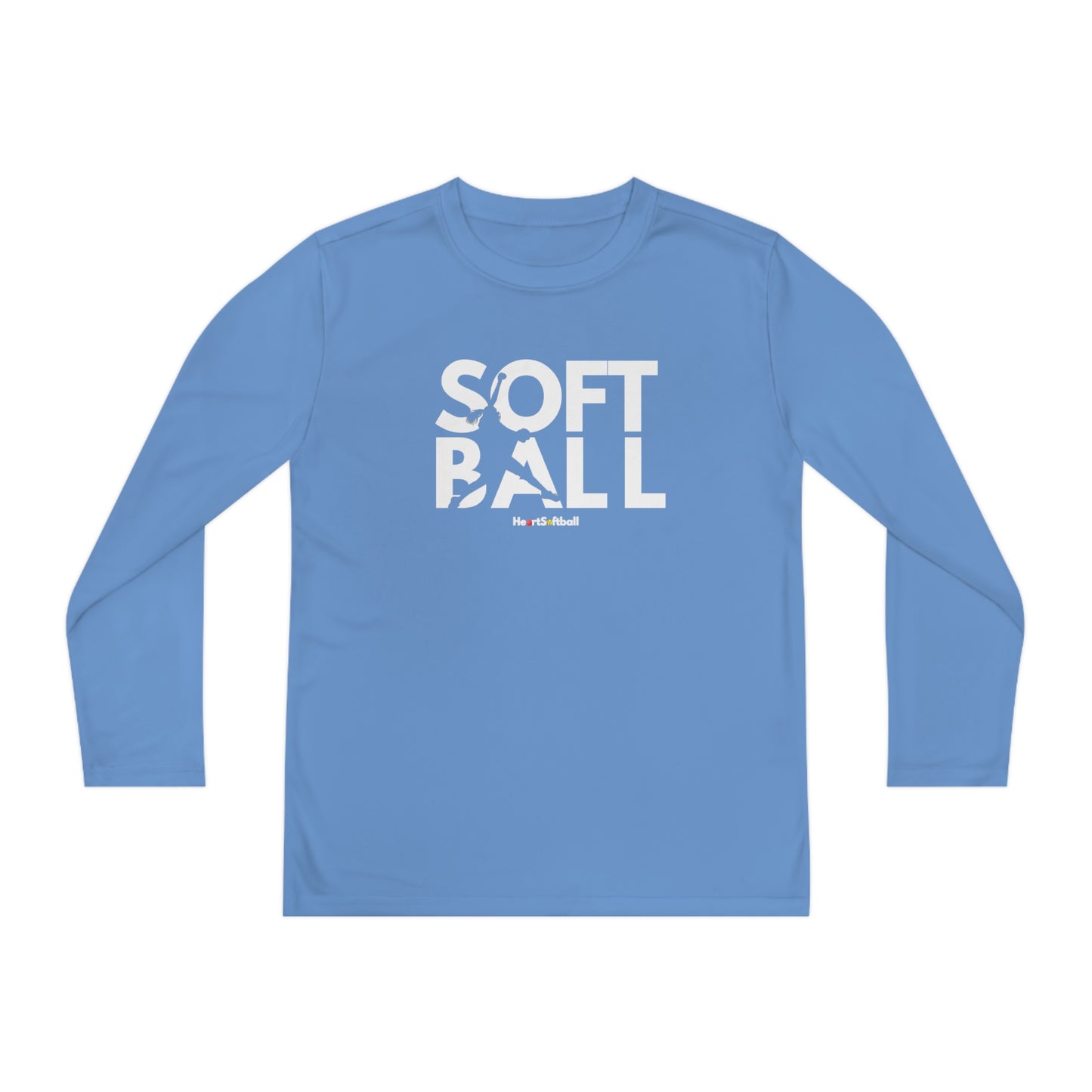 Softball Pitcher Youth Long Sleeve Athletic Tee