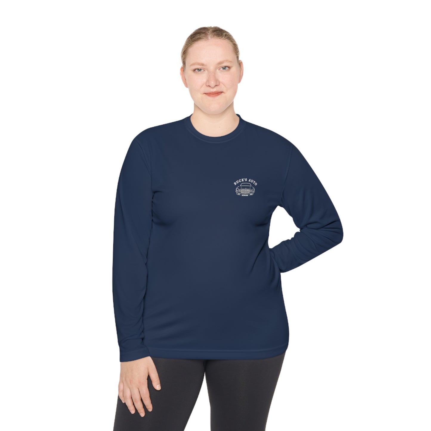 Buck's Auto Lightweight Long Sleeve Tee Back Print