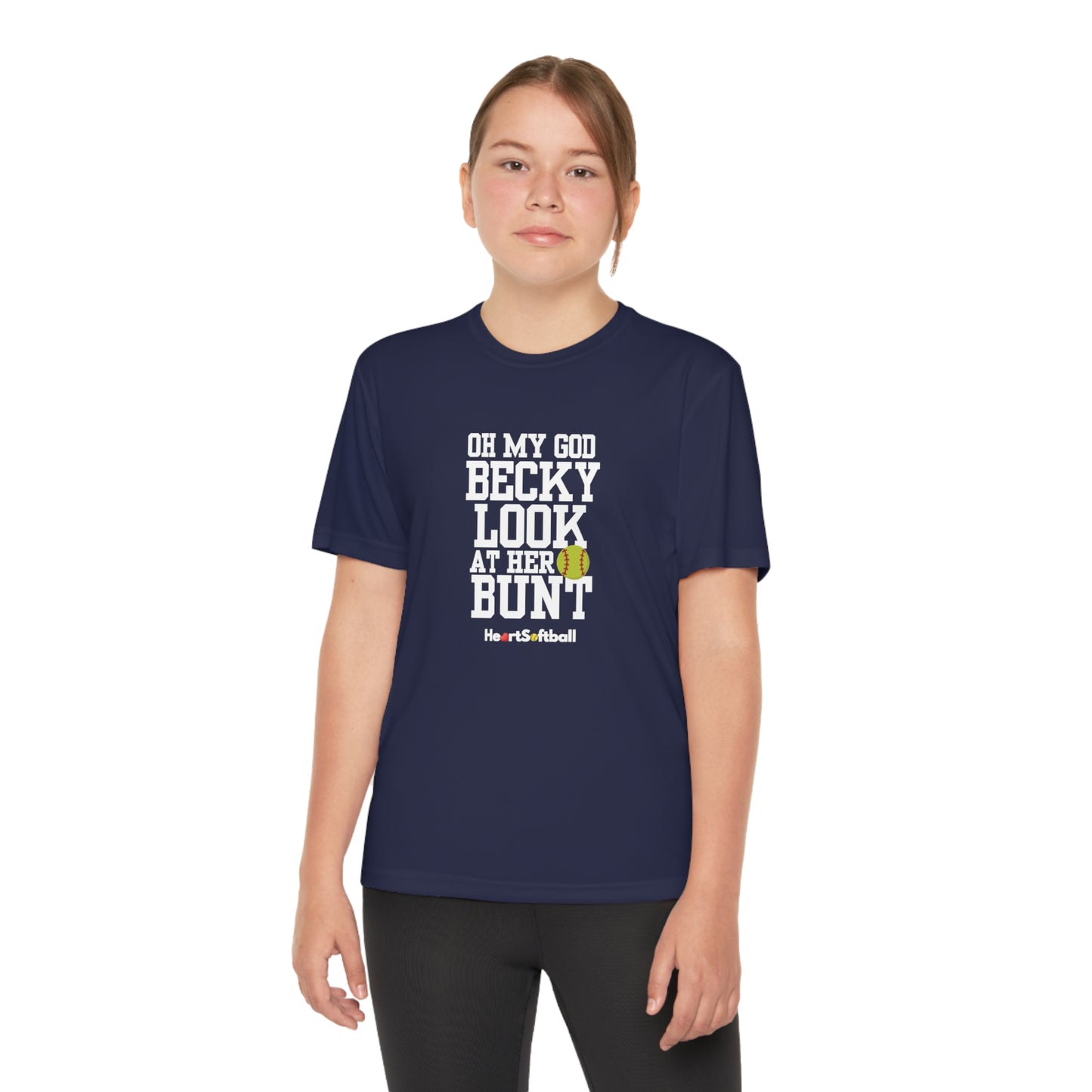 OMG Becky Youth Athletic Tee