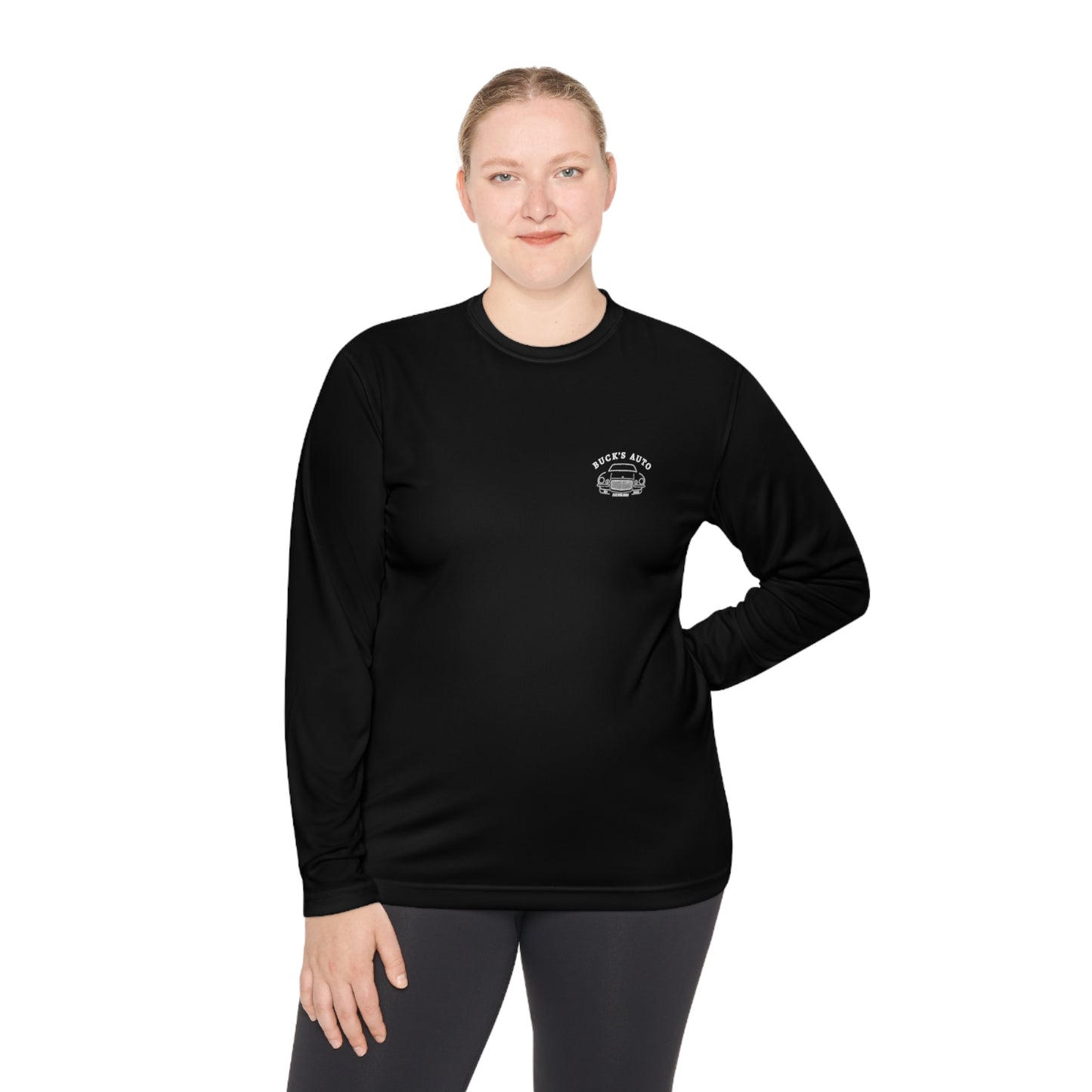 Buck's Auto Lightweight Long Sleeve Tee Back Print