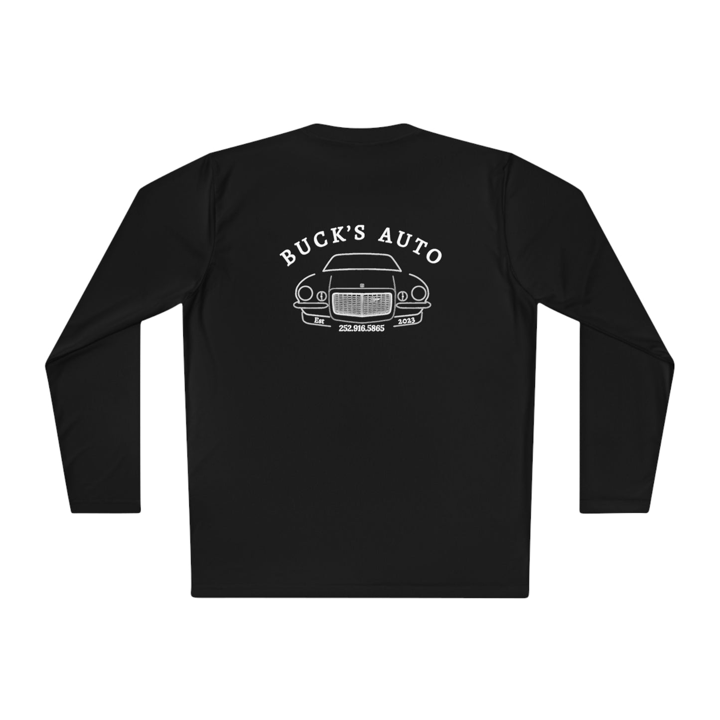 Buck's Auto Lightweight Long Sleeve Tee Back Print