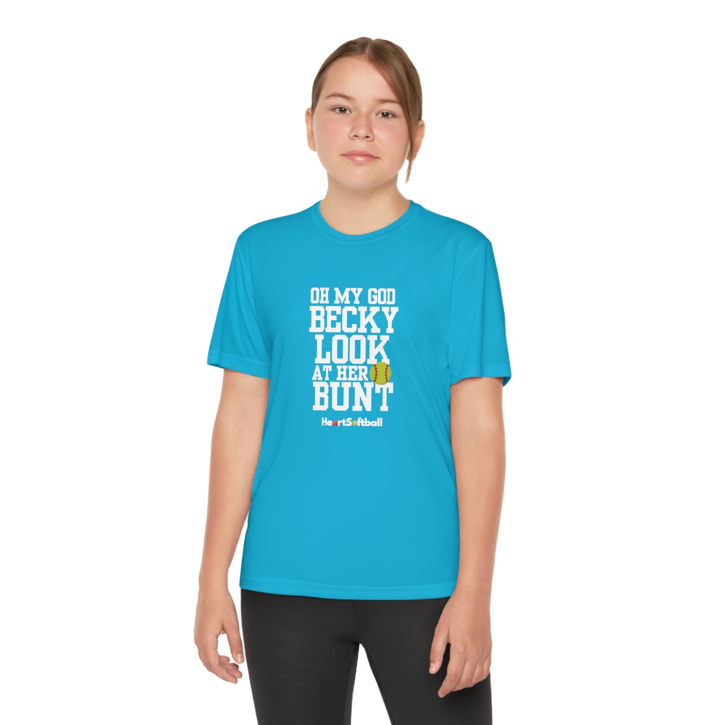 OMG Becky Youth Athletic Tee