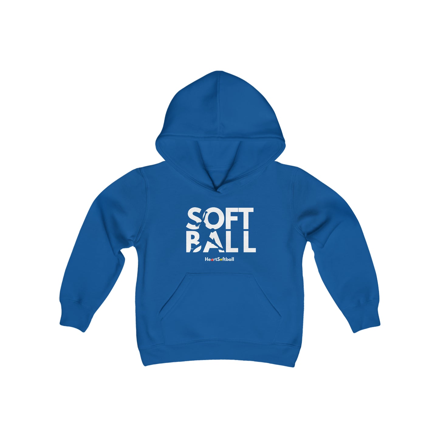 Softball Youth Hooded Sweatshirt