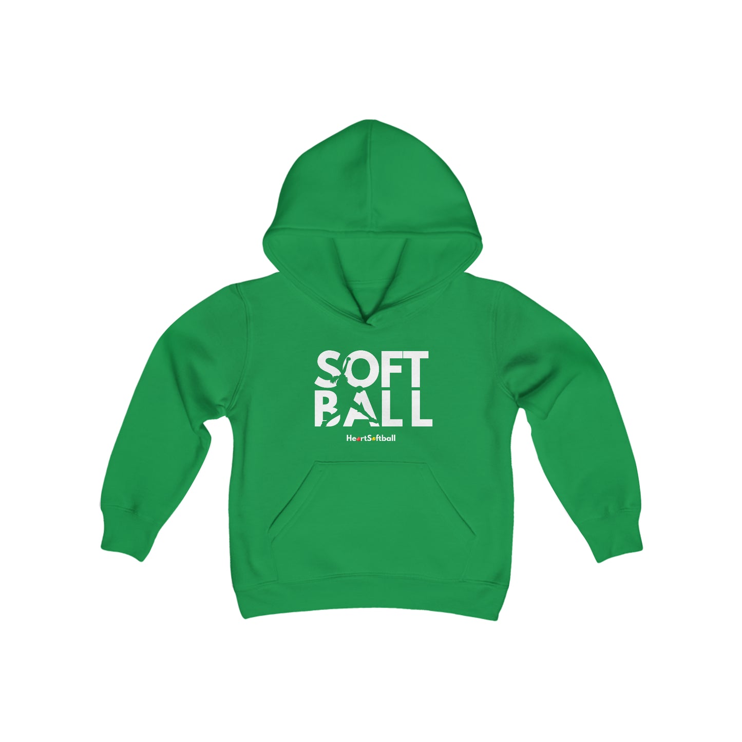 Softball Youth Hooded Sweatshirt