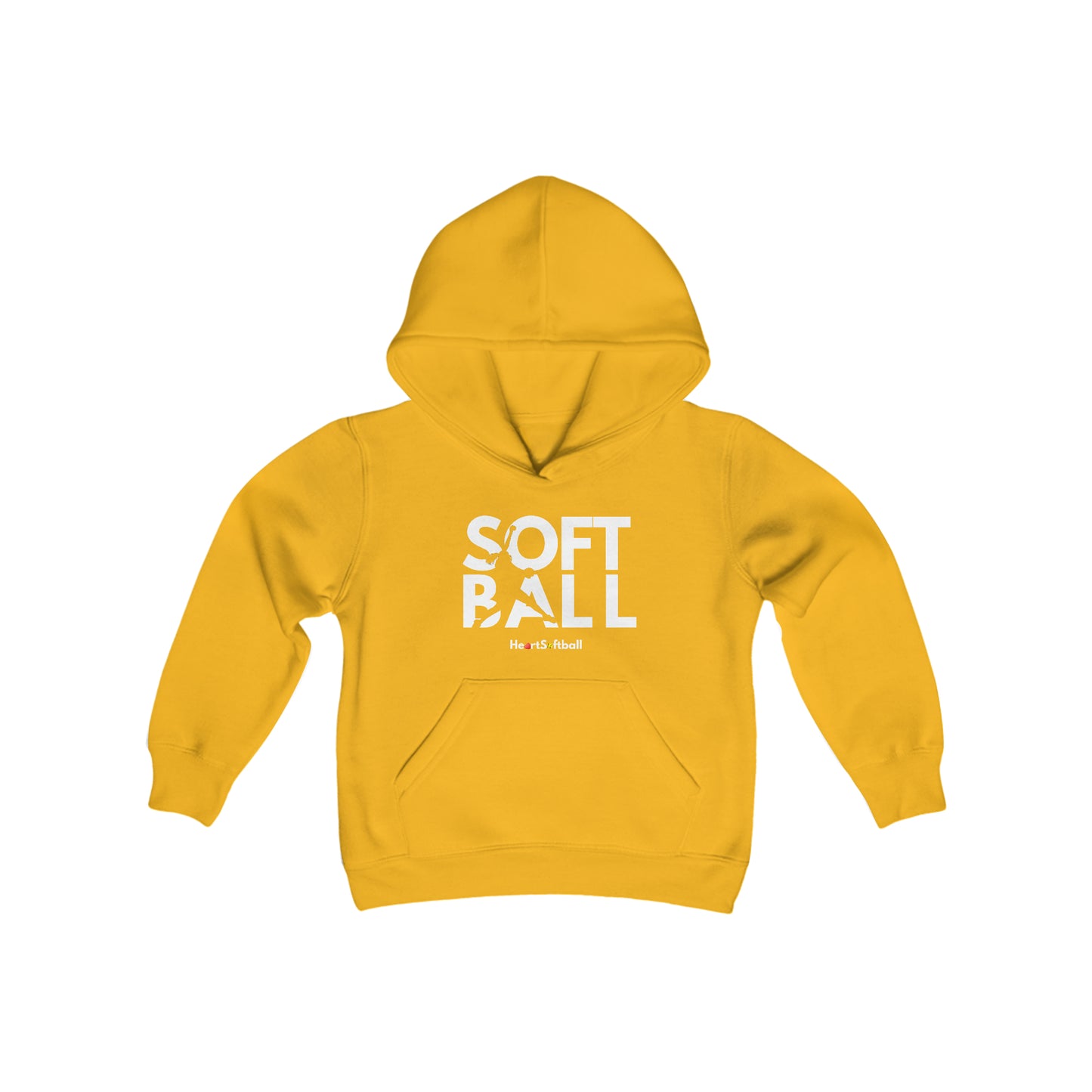 Softball Youth Hooded Sweatshirt