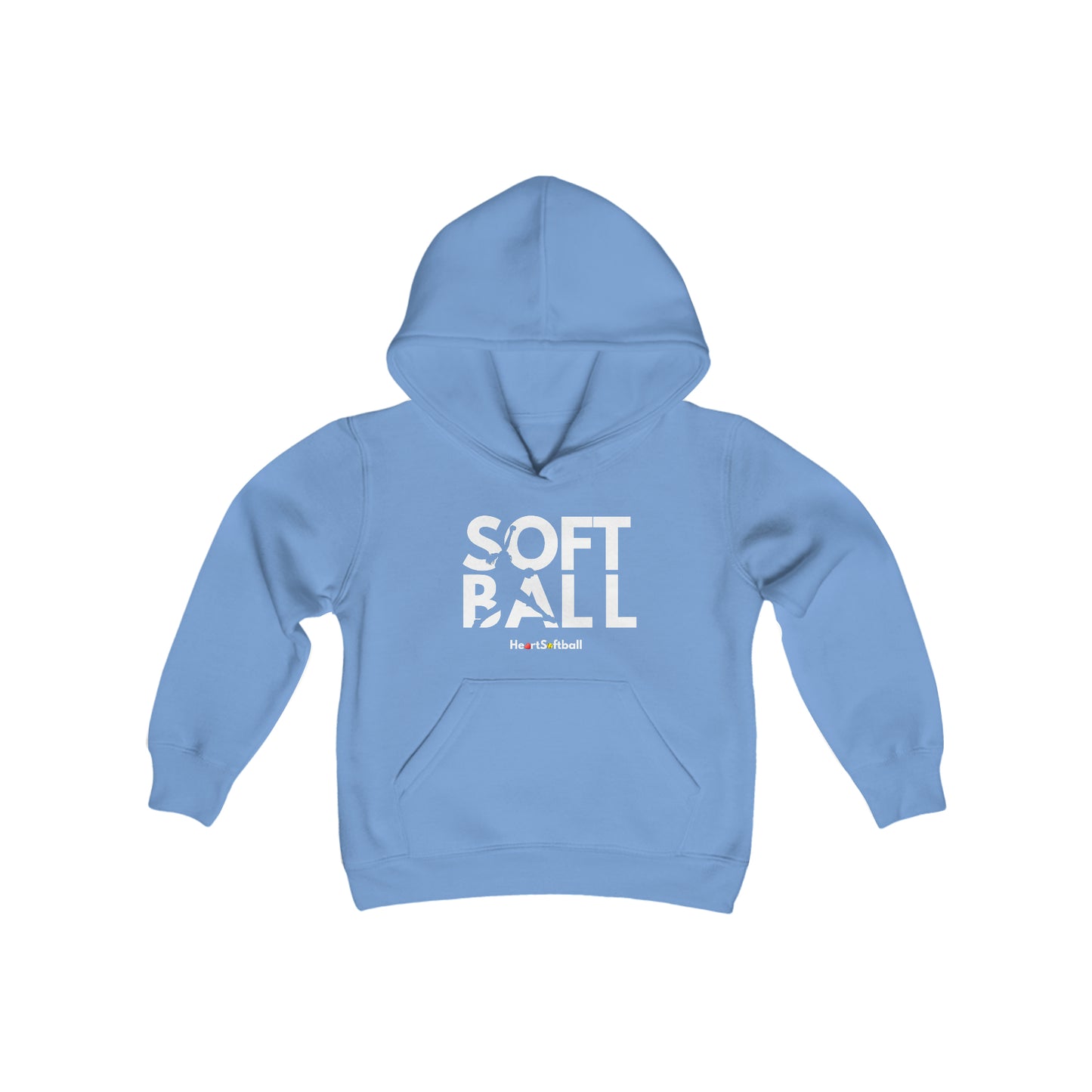 Softball Youth Hooded Sweatshirt