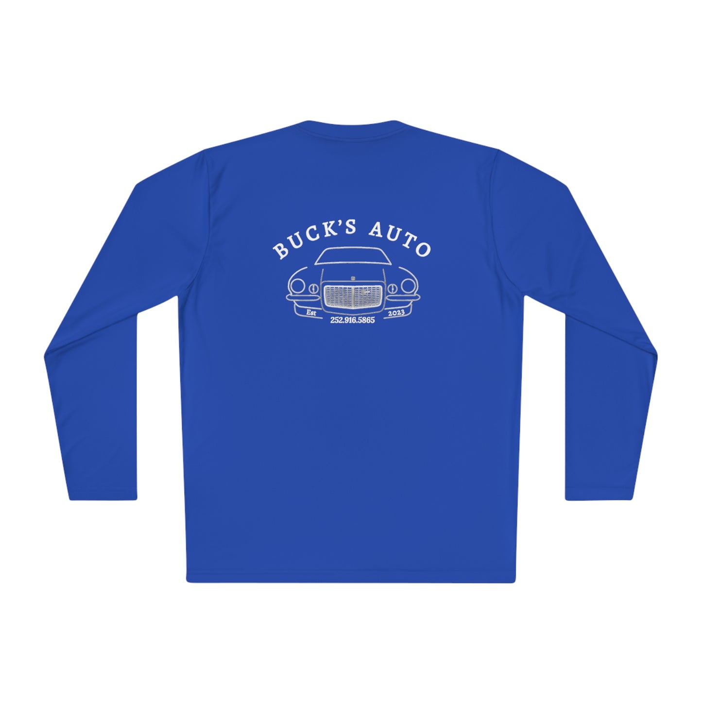 Buck's Auto Lightweight Long Sleeve Tee Back Print