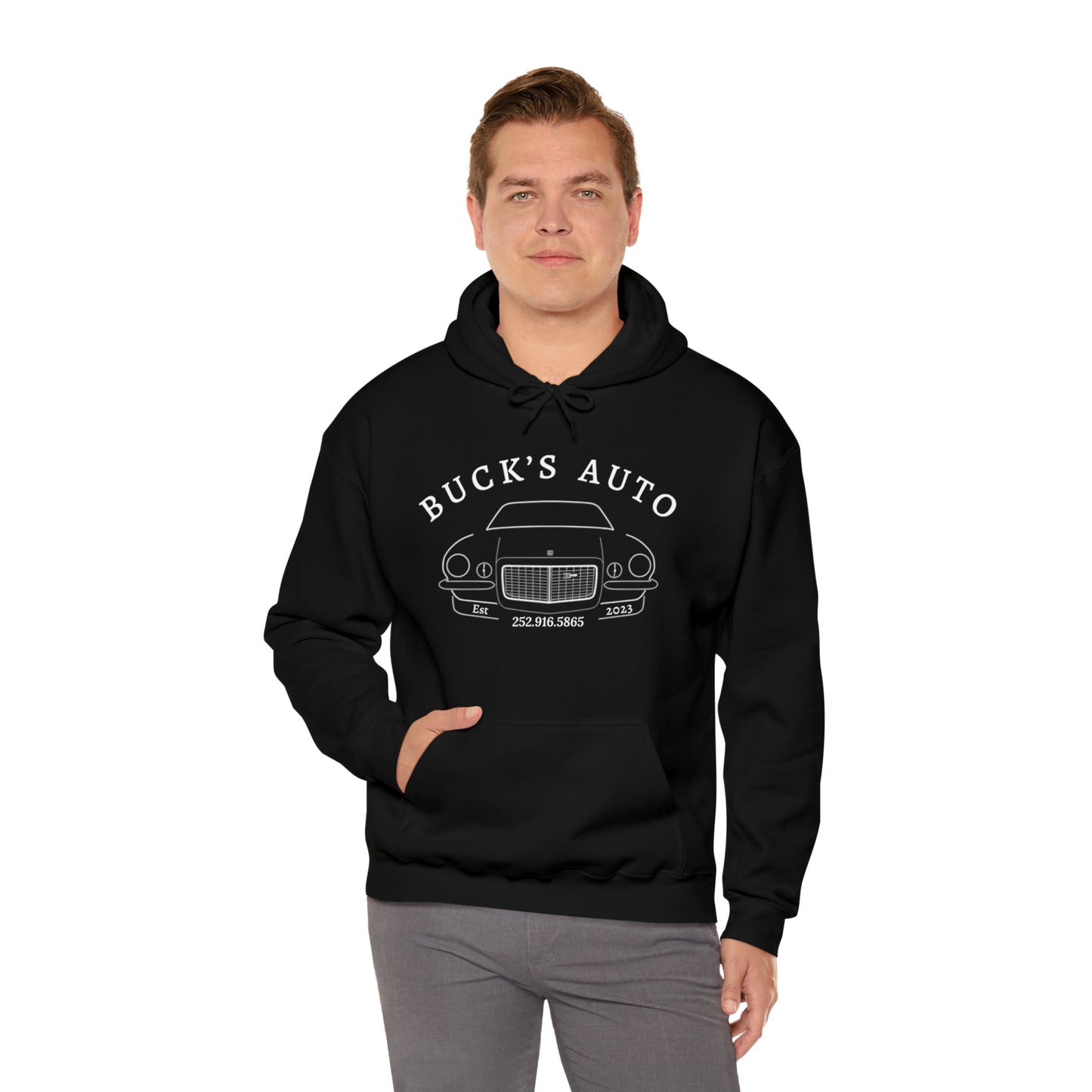 Buck's Auto Heavy Blend™ Hooded Sweatshirt