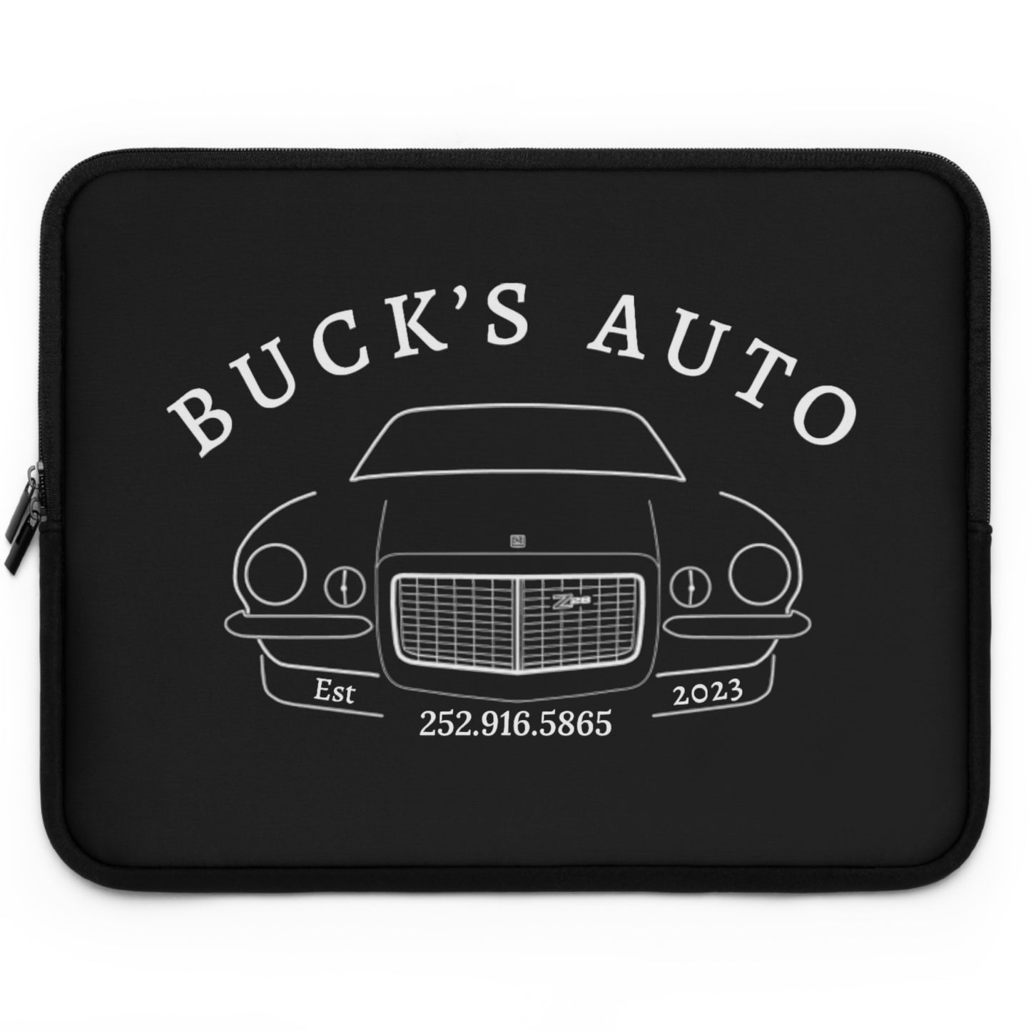 Buck's Auto Laptop Sleeve