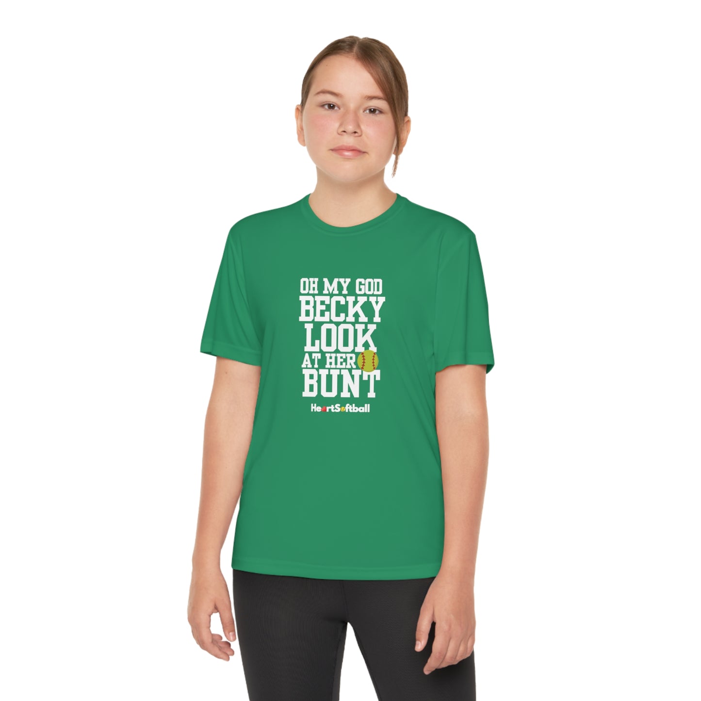 OMG Becky Youth Athletic Tee