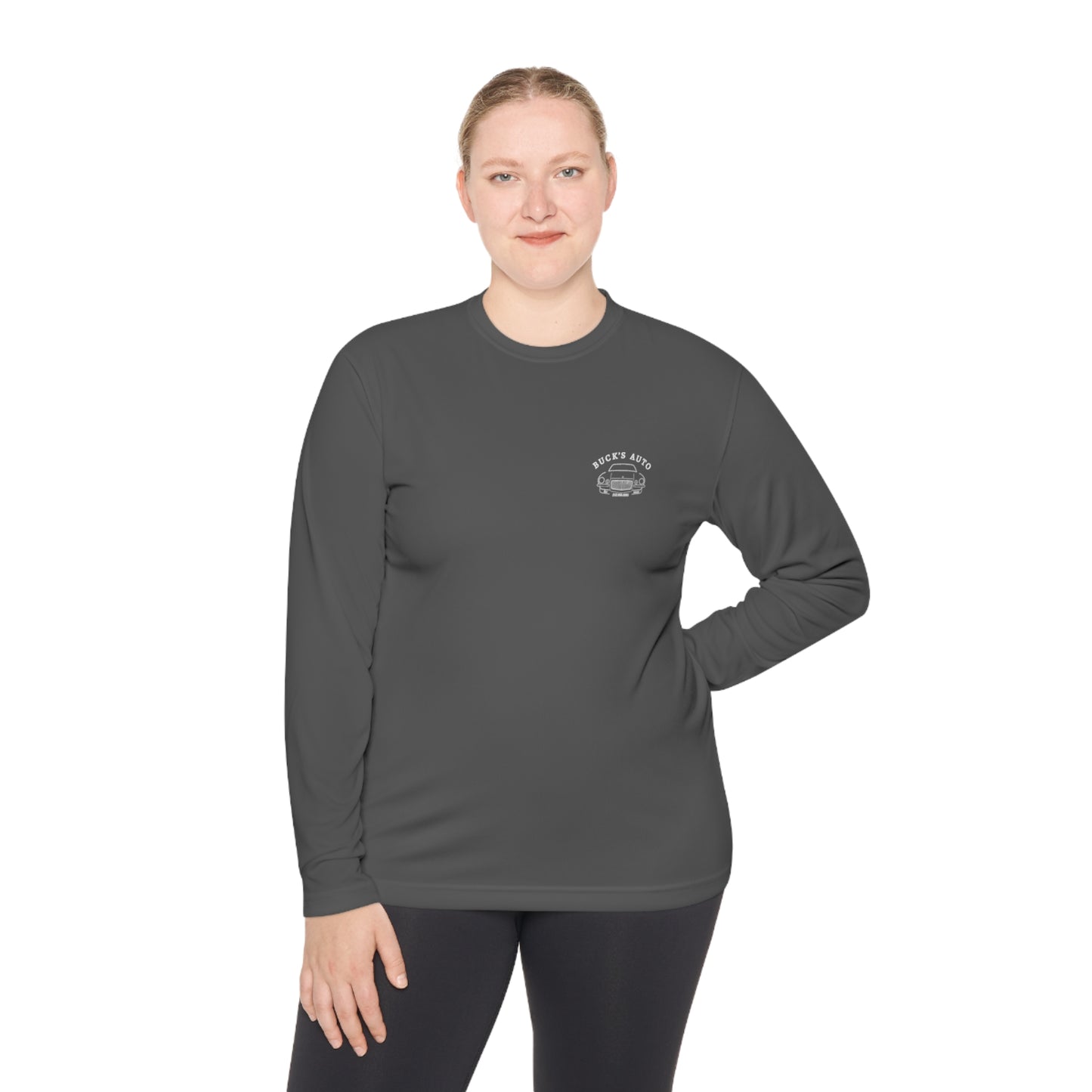 Buck's Auto Lightweight Long Sleeve Tee Back Print