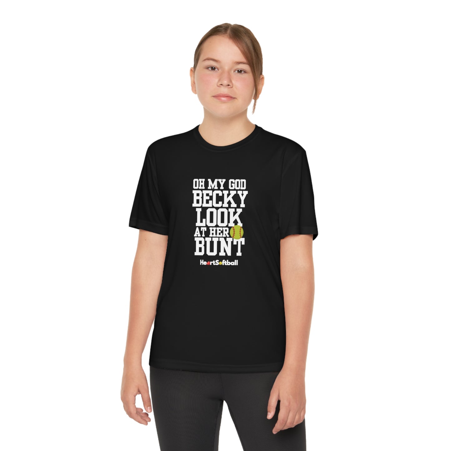 OMG Becky Youth Athletic Tee