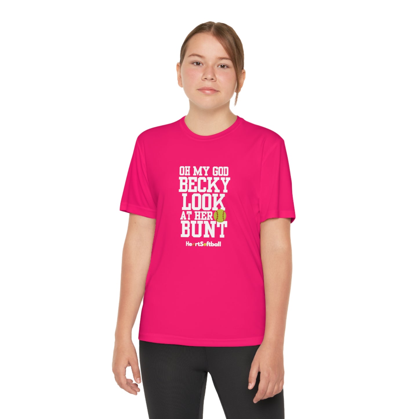 OMG Becky Youth Athletic Tee