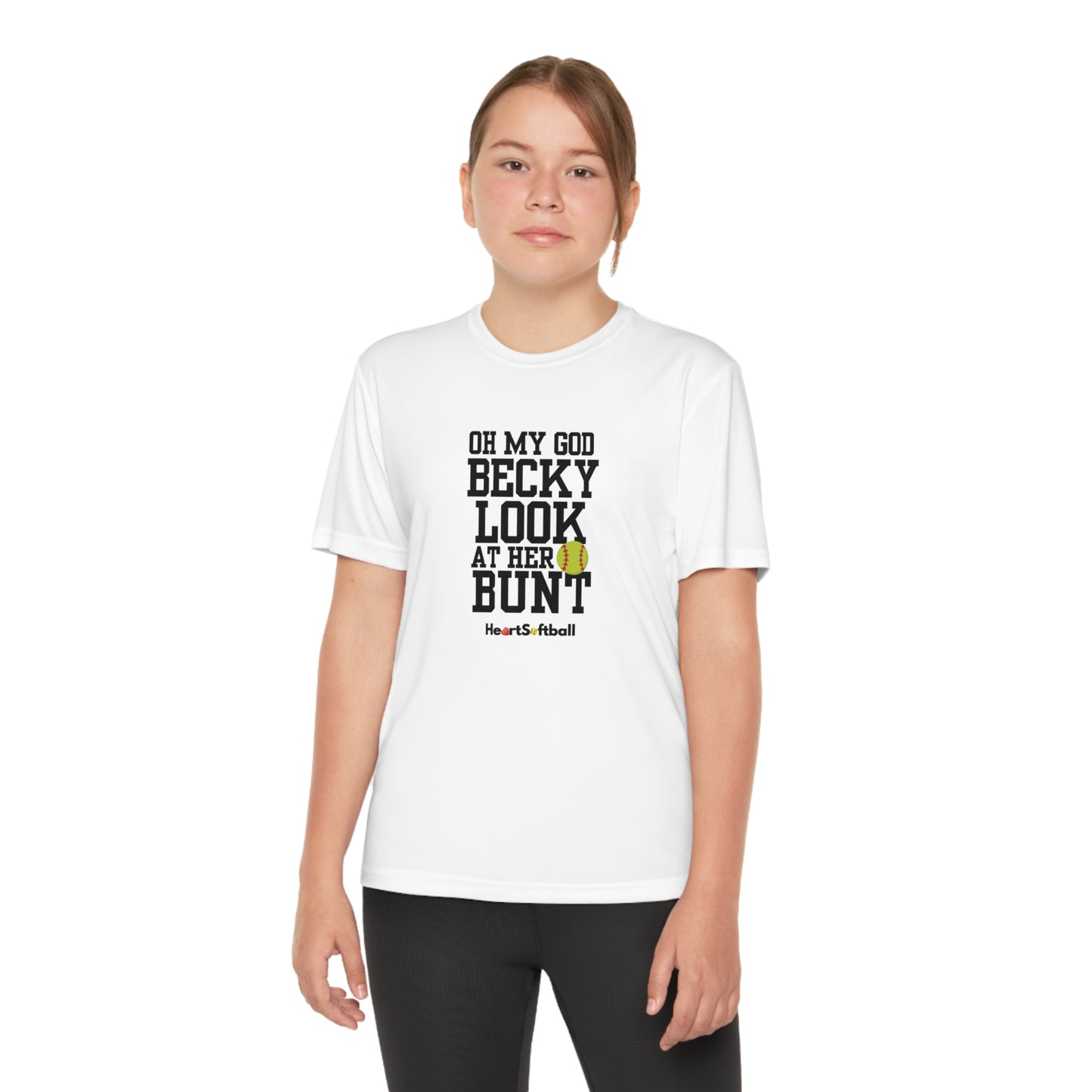 OMG Becky Youth Athletic Tee