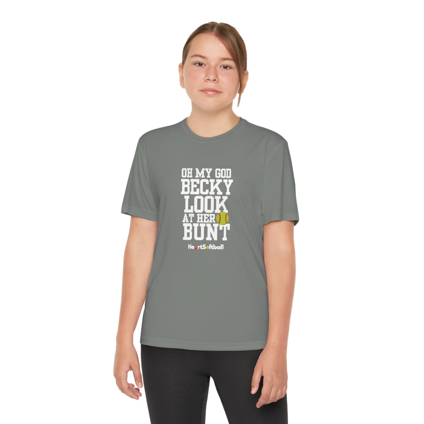 OMG Becky Youth Athletic Tee