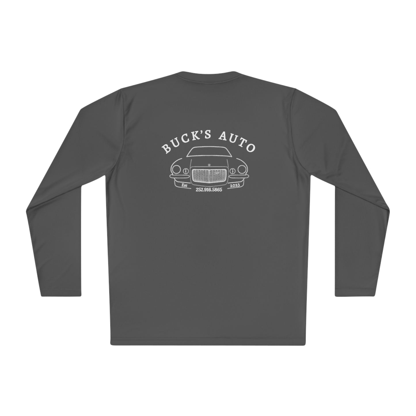 Buck's Auto Lightweight Long Sleeve Tee Back Print