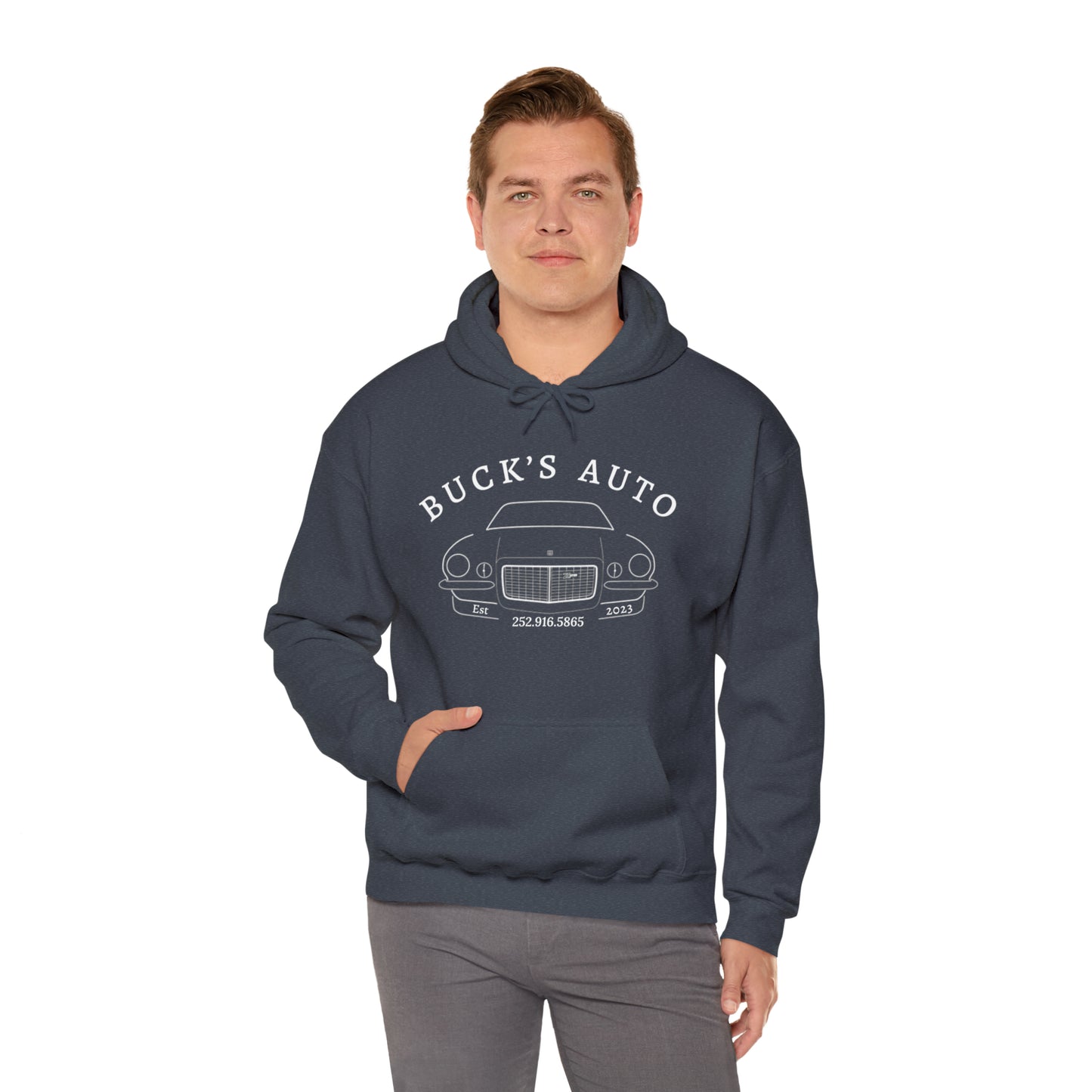 Buck's Auto Heavy Blend™ Hooded Sweatshirt