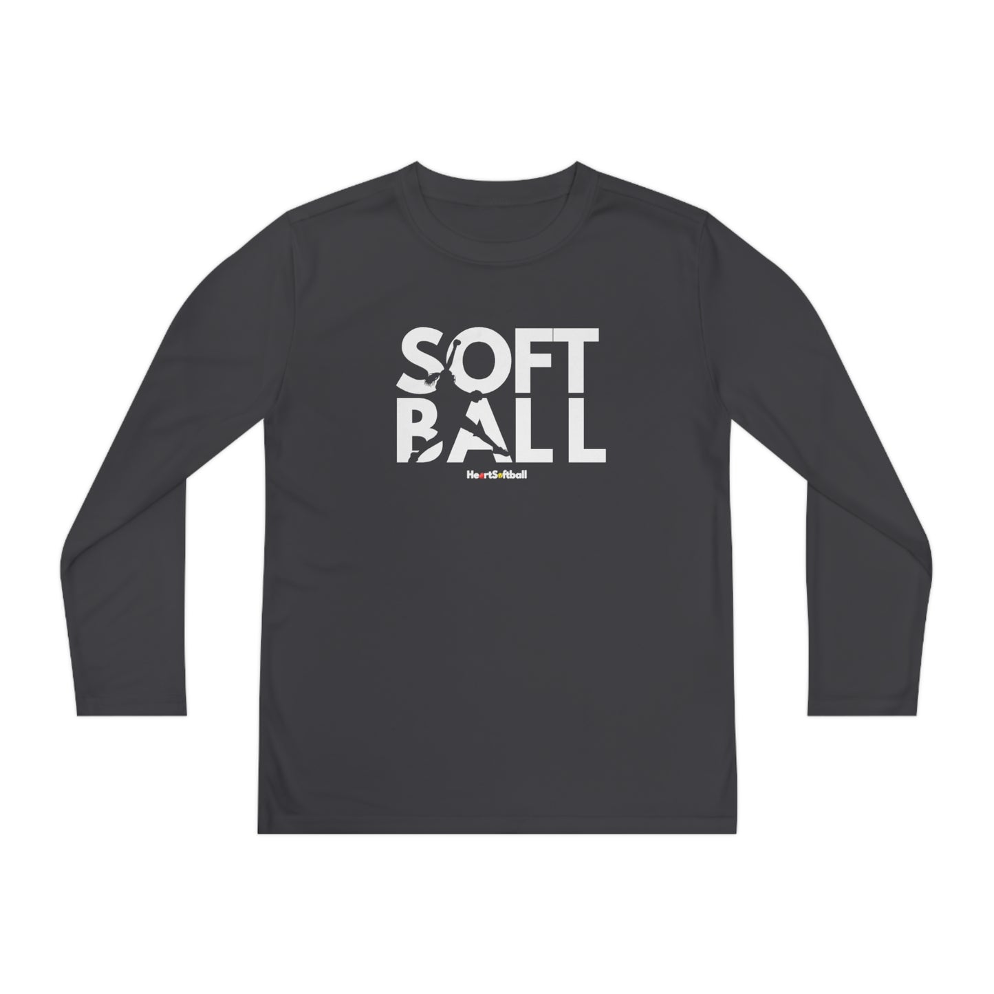 Softball Pitcher Youth Long Sleeve Athletic Tee