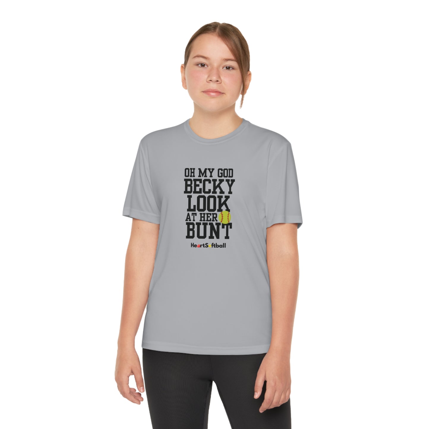 OMG Becky Youth Athletic Tee