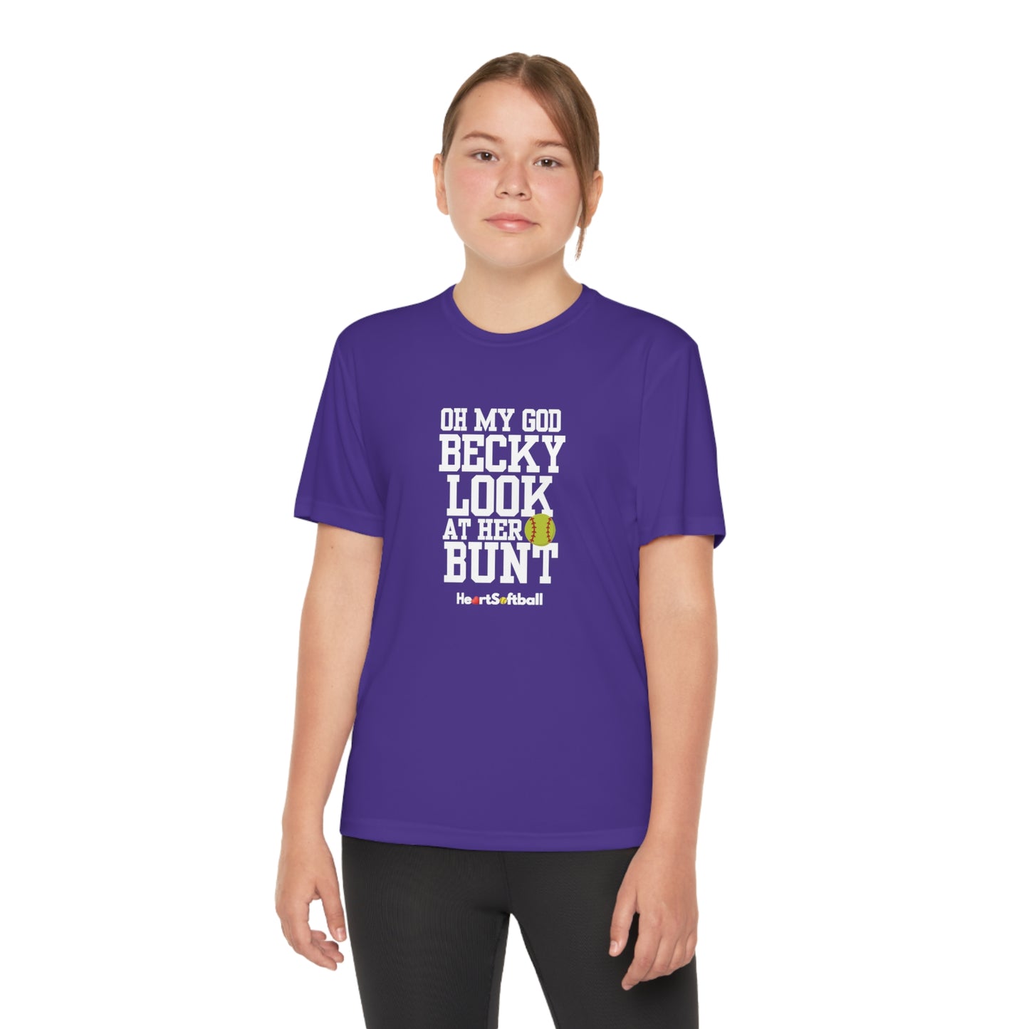 OMG Becky Youth Athletic Tee