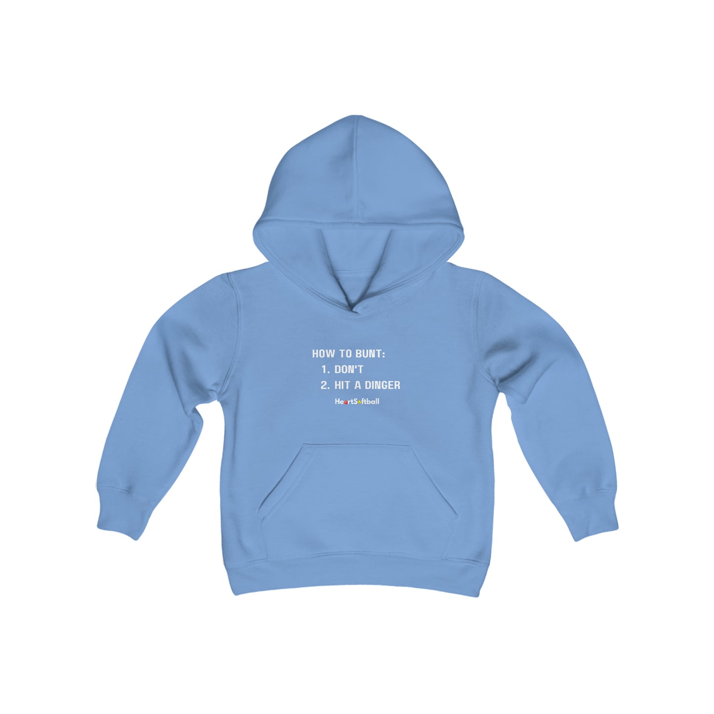 How to Bunt Youth Hooded Sweatshirt