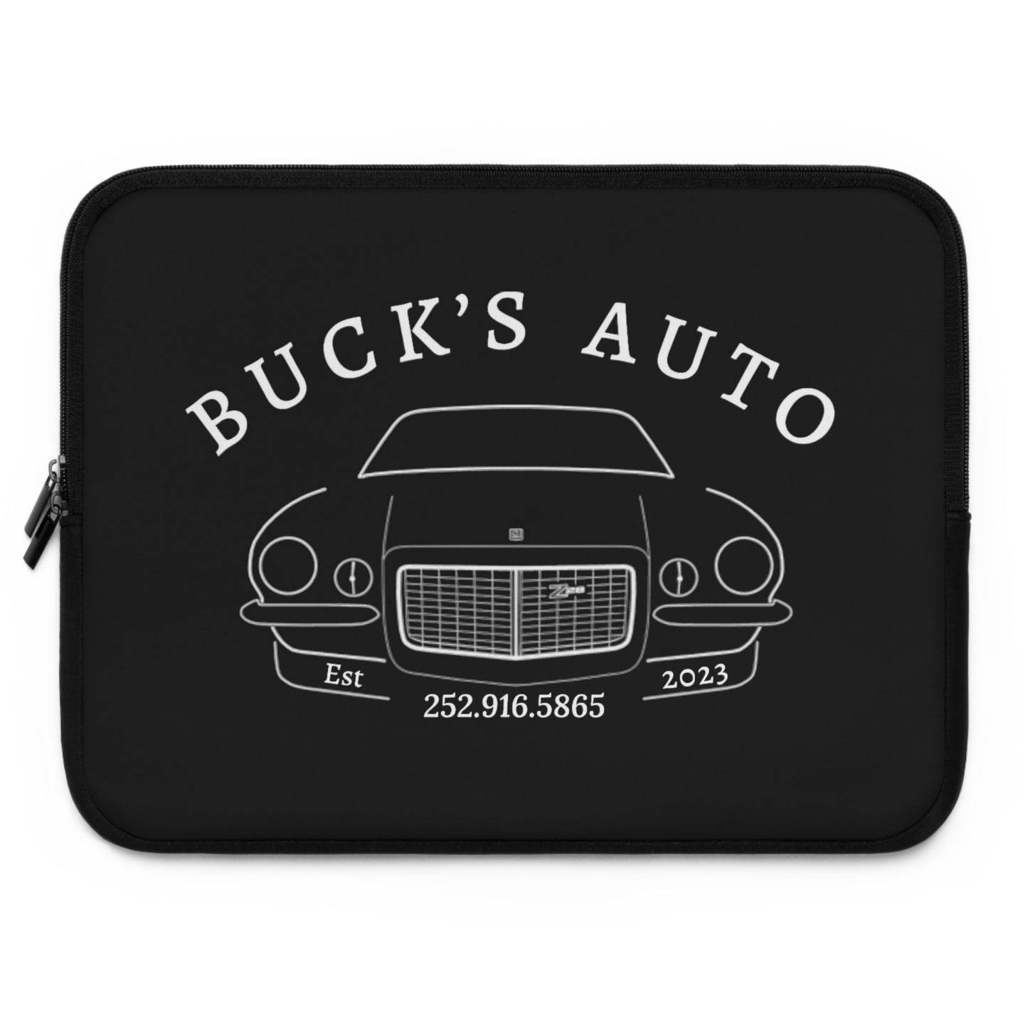 Buck's Auto Laptop Sleeve