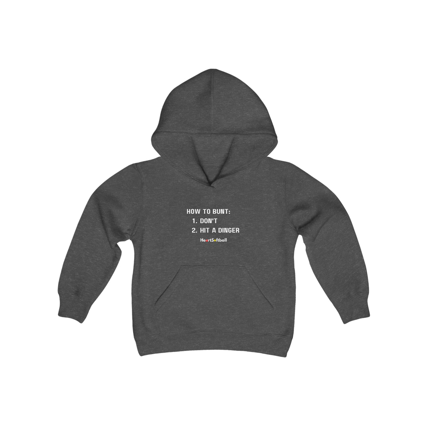 How to Bunt Youth Hooded Sweatshirt