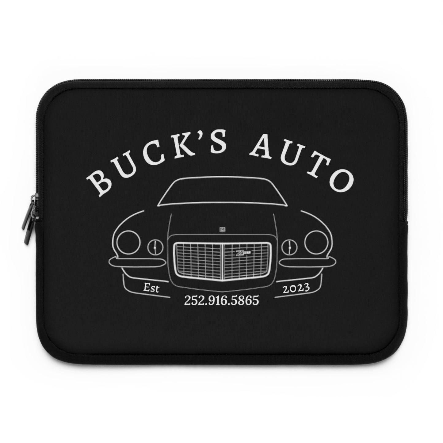 Buck's Auto Laptop Sleeve