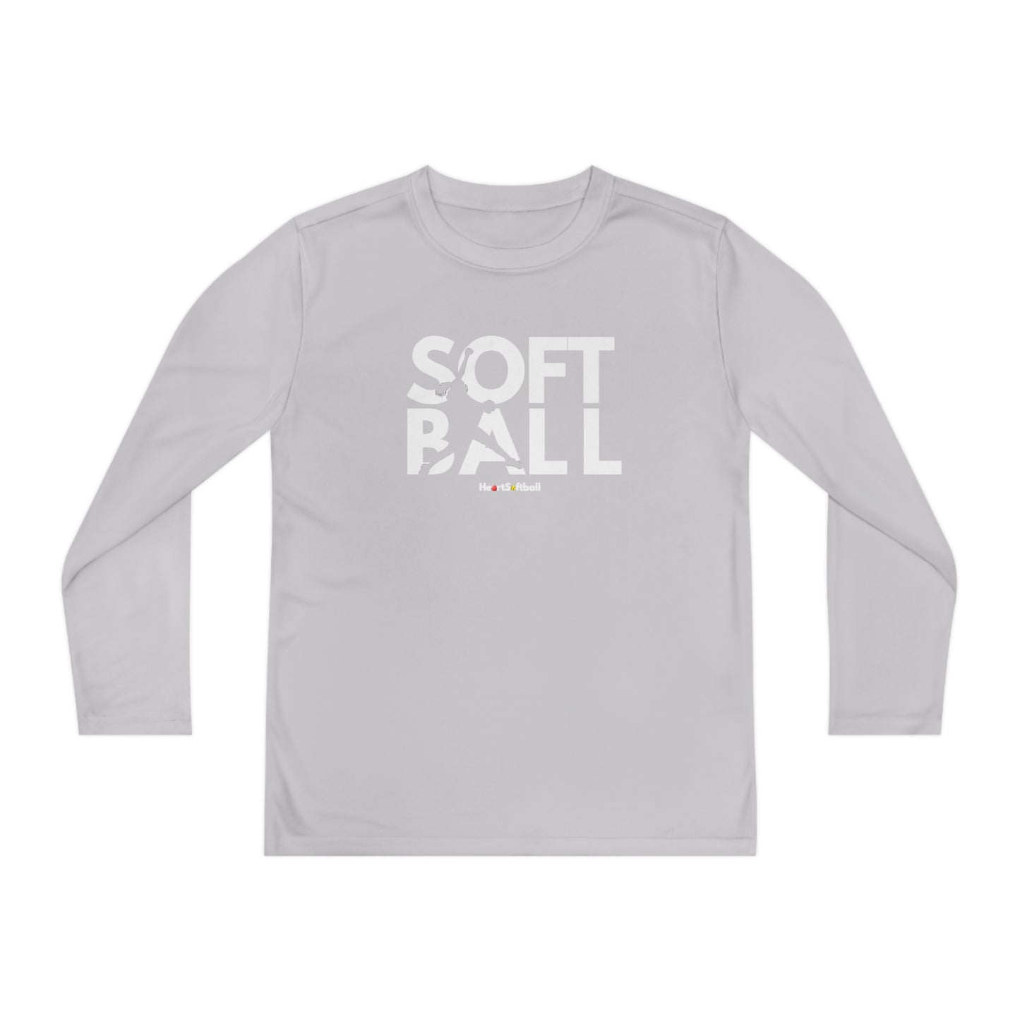 Softball Pitcher Youth Long Sleeve Athletic Tee