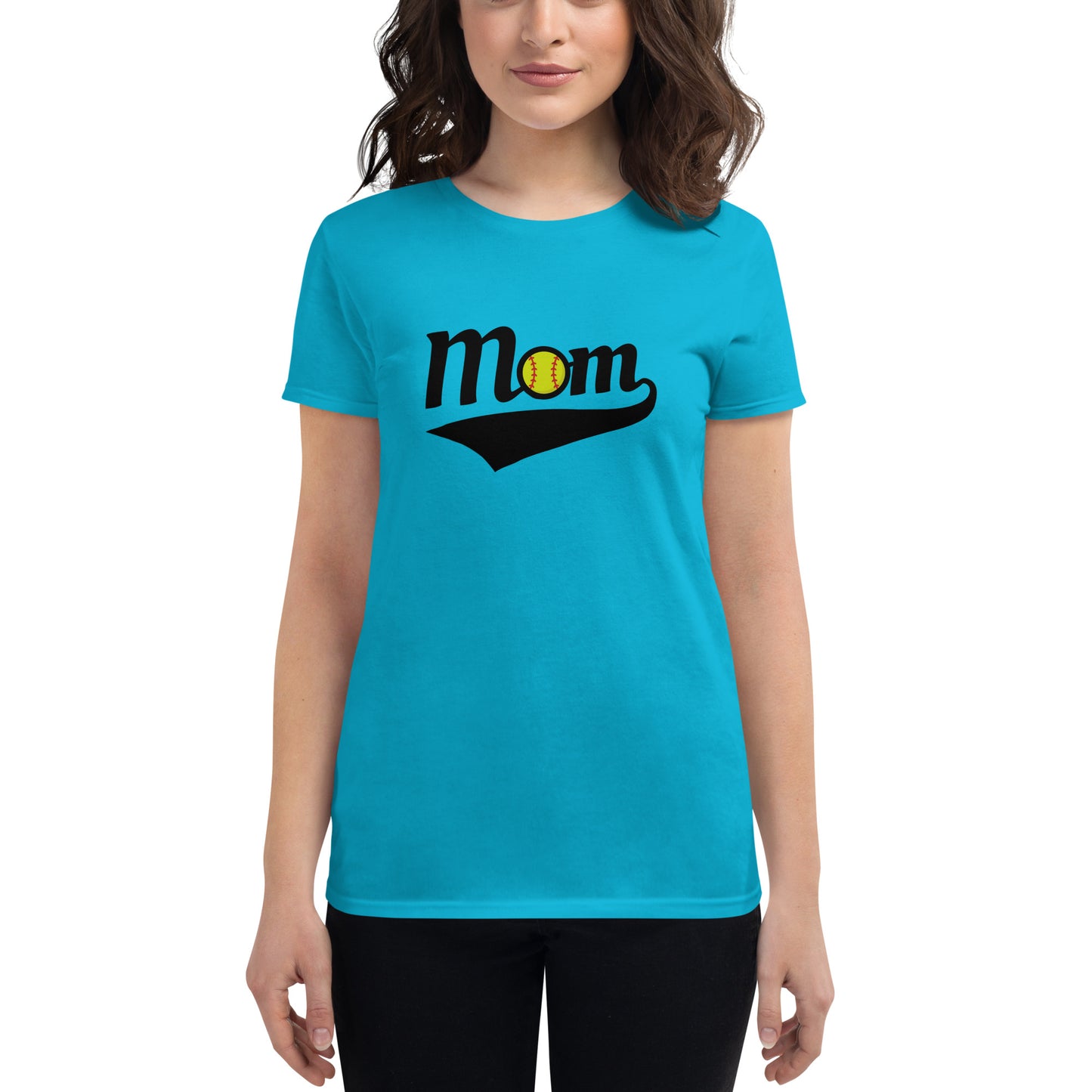 Mom Softball - Women's short sleeve t-shirt