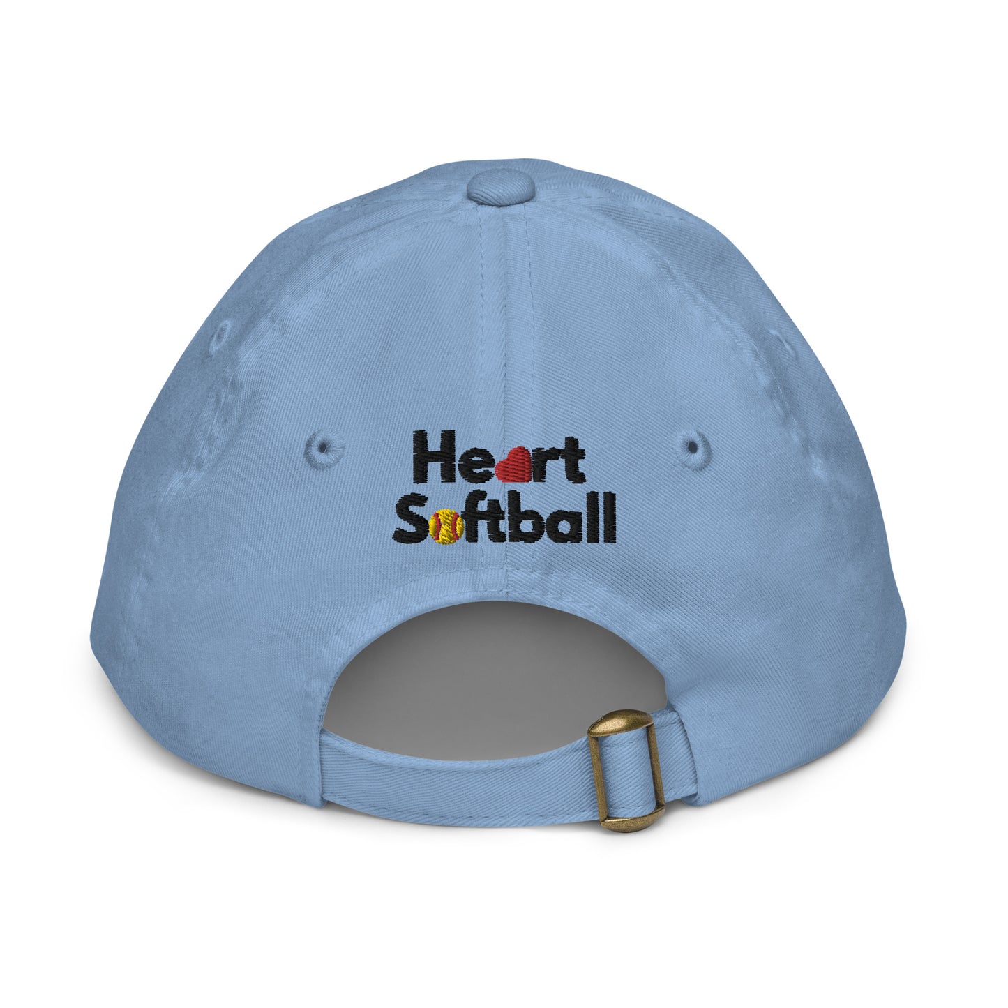 Heart Softball Youth Softball Cap