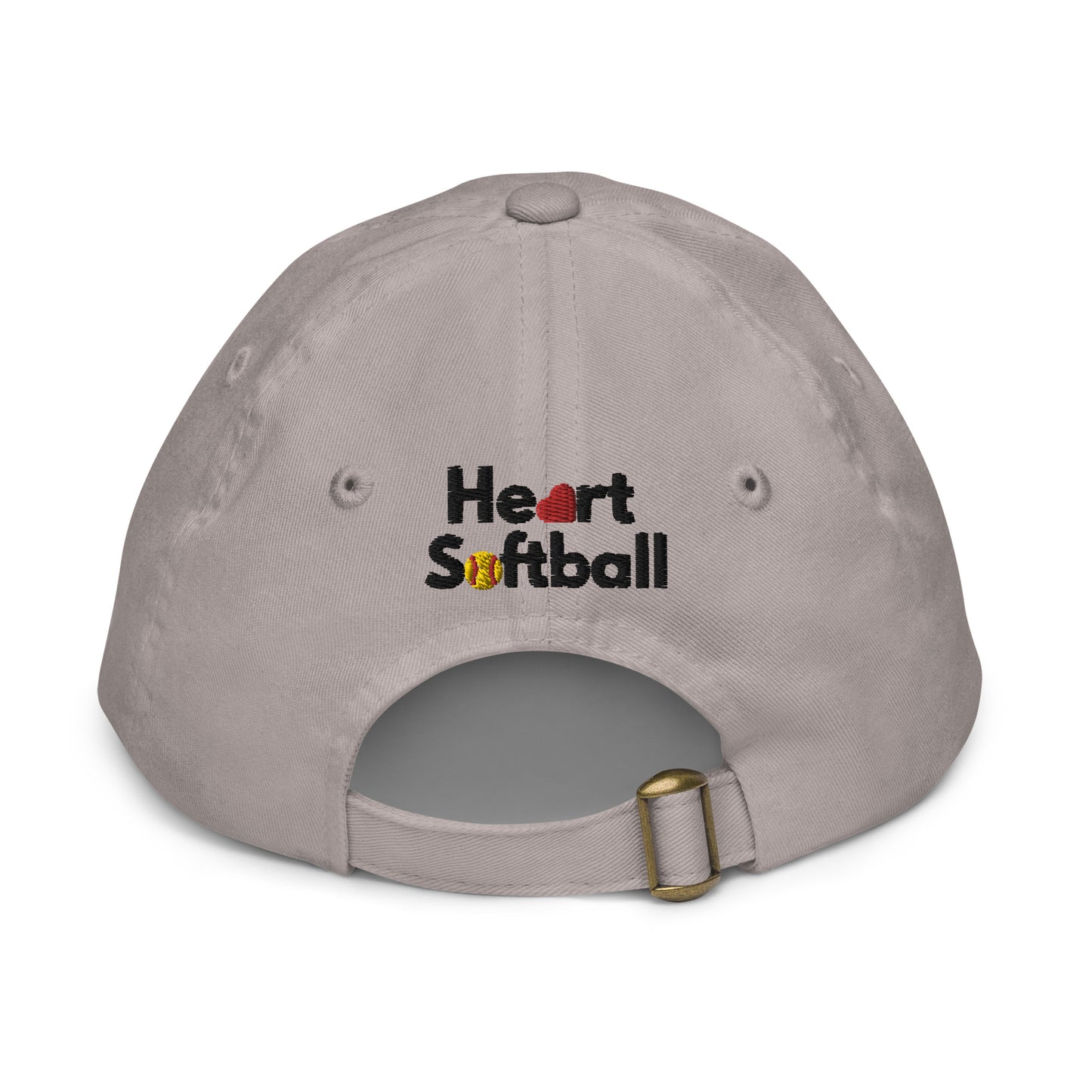 Heart Softball Youth Softball Cap