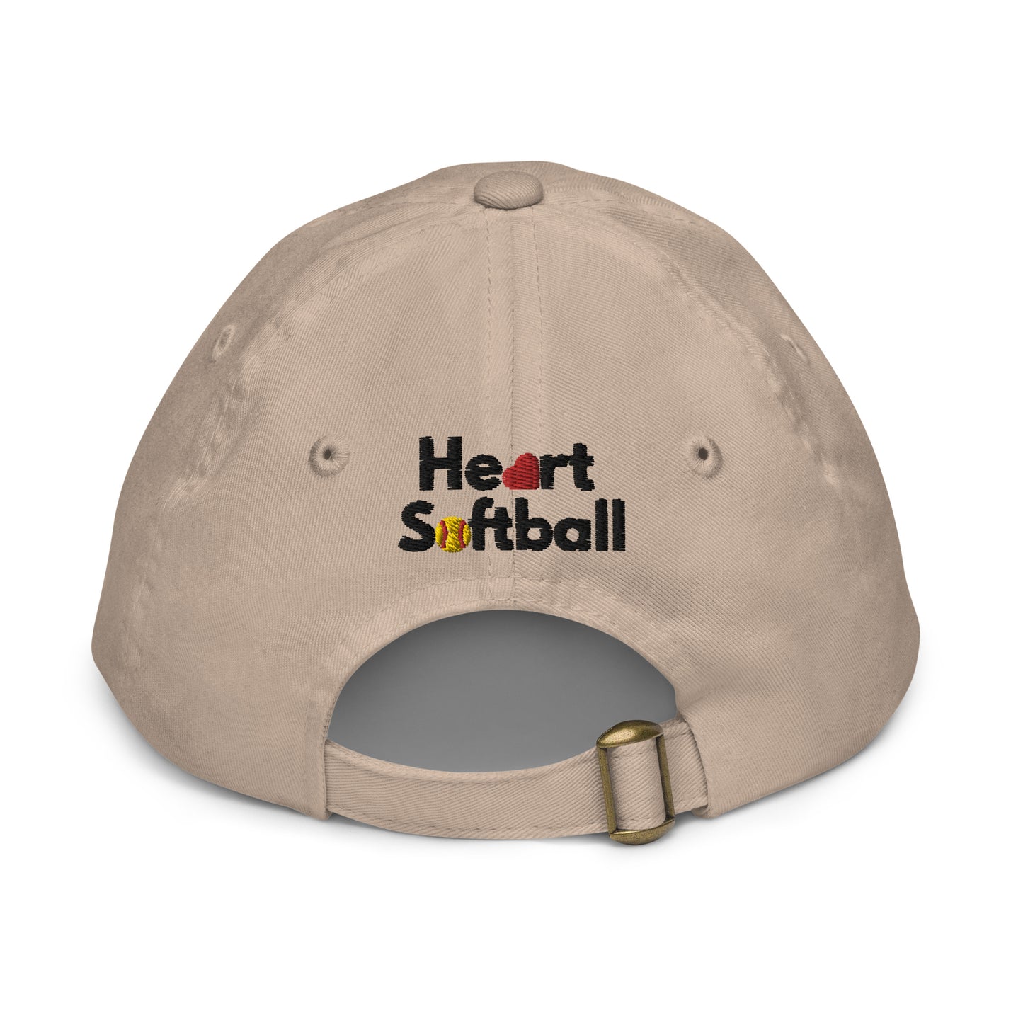 Heart Softball Youth Softball Cap