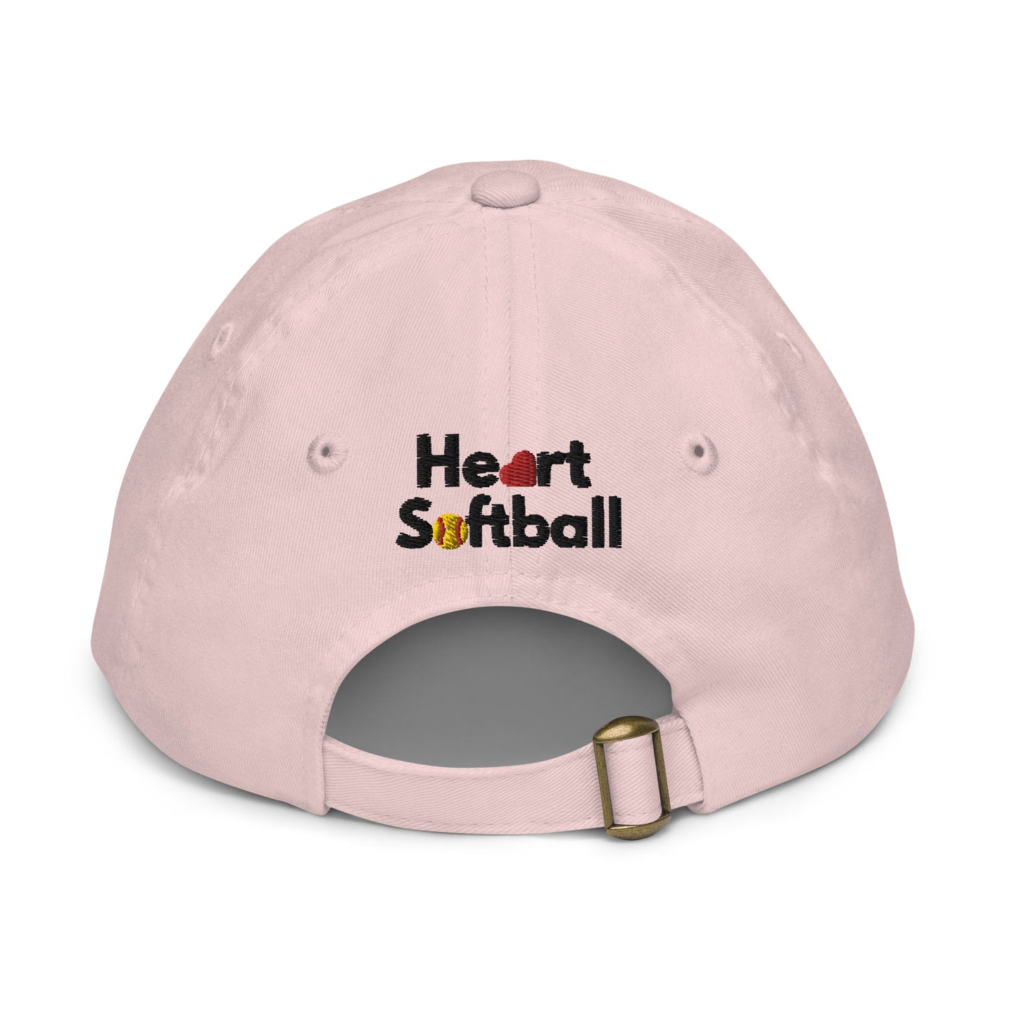 Heart Softball Youth Softball Cap